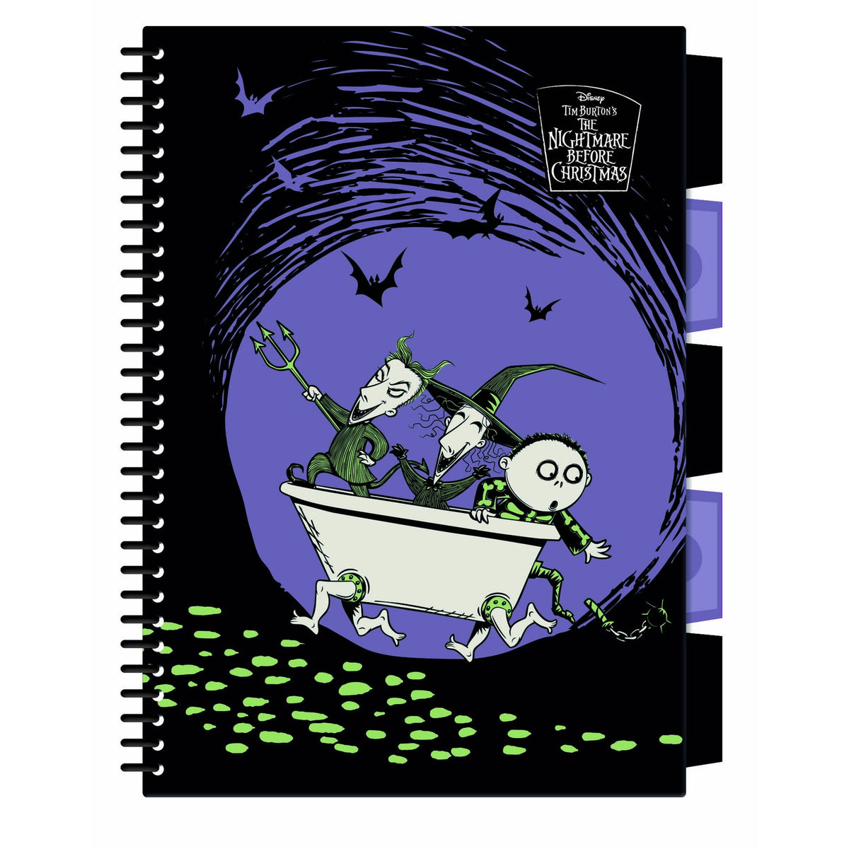 Projektbuch B5 – Petrolblau – CoolPack Disney The Nightmare Before Christmas