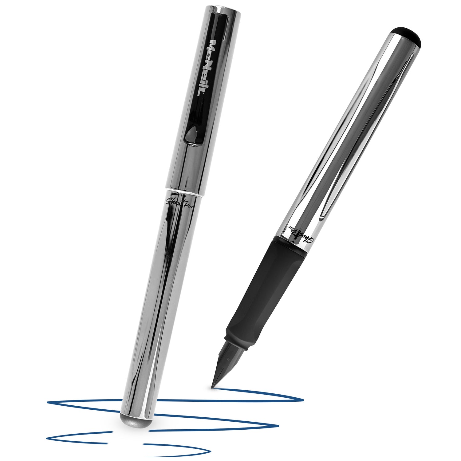 McNeill - Ghost Pen radierbarer Füller Metallic silber