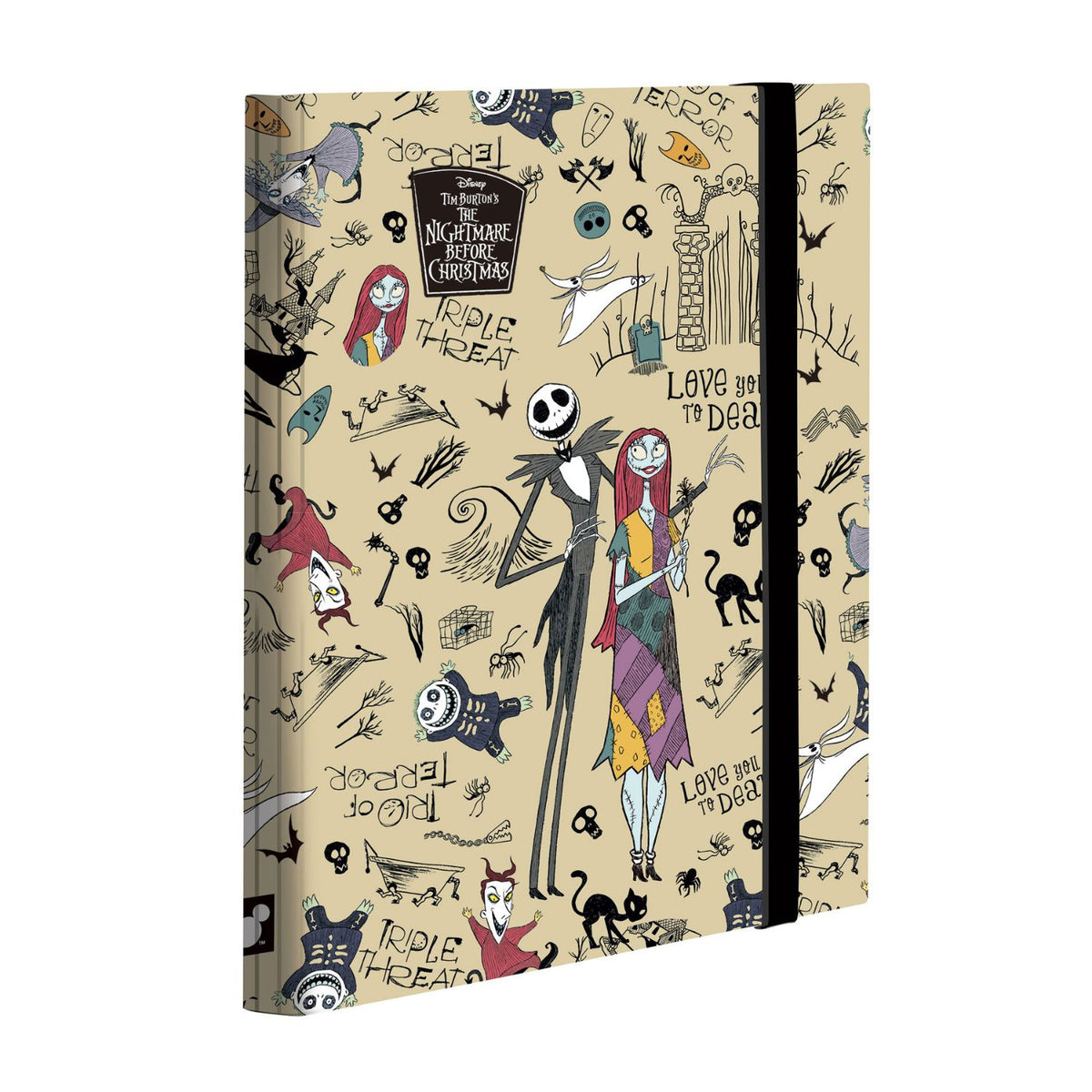 Klappmappe A4 – Beige – CoolPack Disney The Nightmare Before Christmas