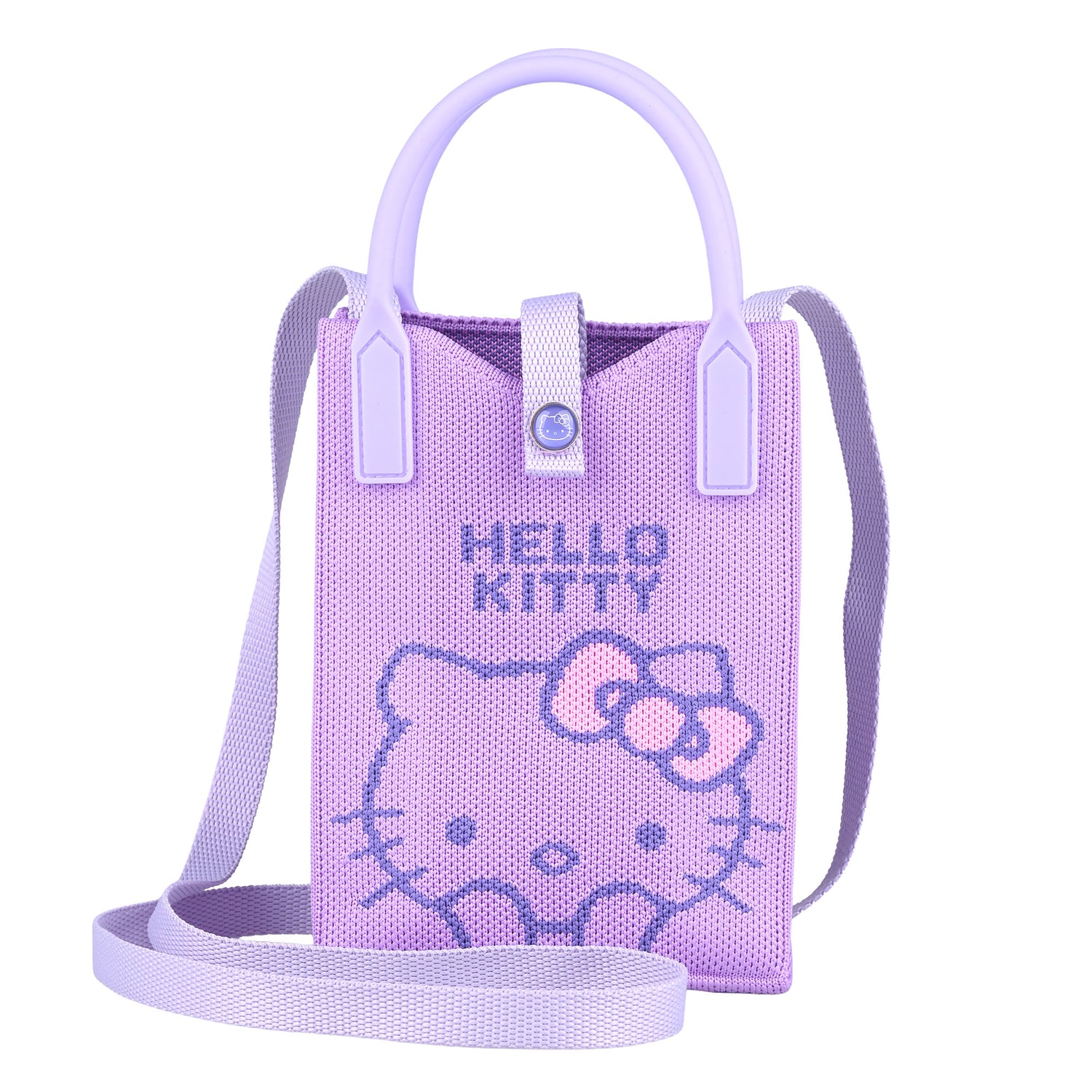 Umhängetasche Woven HK lila